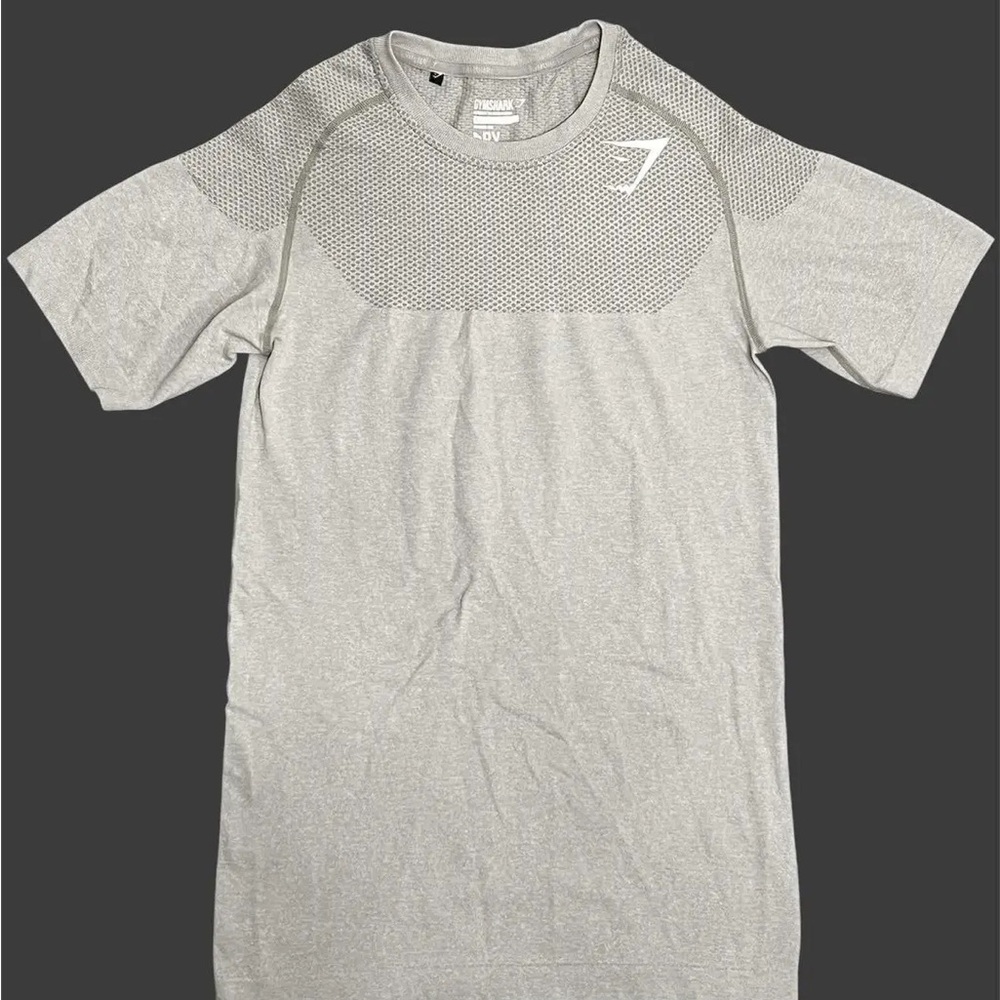 Gymshark Light Gray Short Sleeve Tee